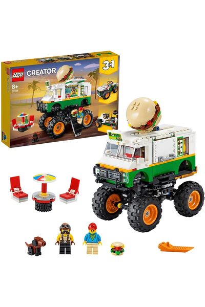LEGO Creator Giant Burger Truck Toy for ages 8 and up 31104