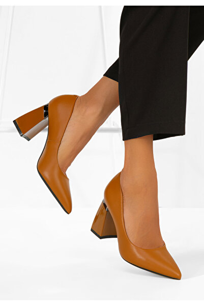 B T Shoes Pantofi dama piele Opalia camel
