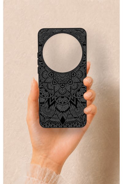 Vip Case حافظة سيليكون متوافقة مع هاتف Xiaomi Mi 15 Ultra باللونين الأسود وال...