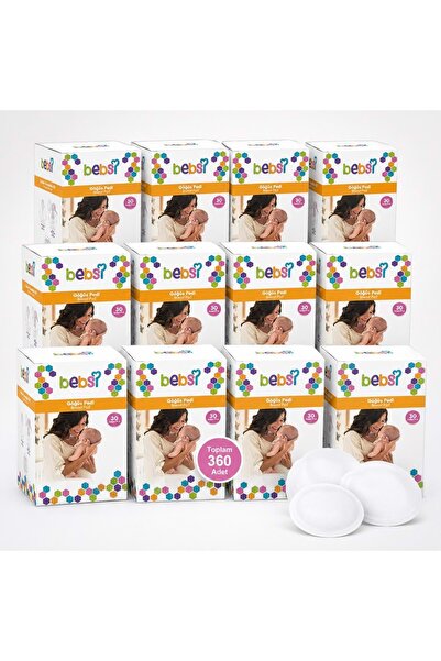 Bebsi Breast Pads (30 Pieces) Economic Pk 360 Pieces (12Pk*30)