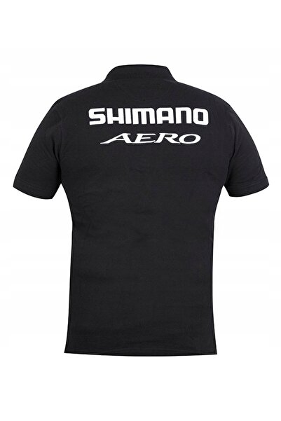 Shimano Tricou polo Aero Negru S