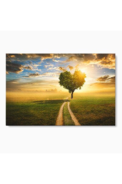 Luxcanva Tablou Canvas Drumul Spre Inima Naturii 120x80 cm pe Sasiu Lemn Copa...