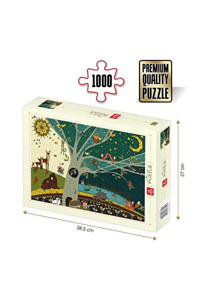 Deico Puzzle Natură - Zi și Noapte - Puzzle pentru Adulți cu 1000 de Piese