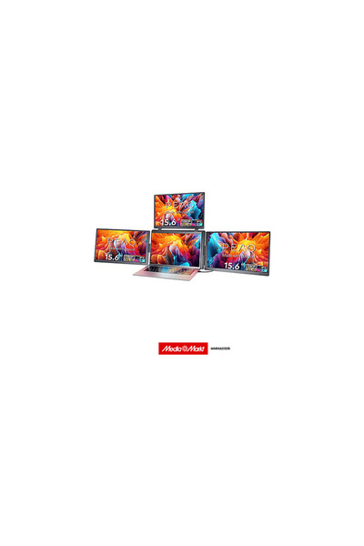 PEAQ PMO P150-FTB 15.6'' Full HD 60 Hz IPS Üçlü Taşınabilir Laptop Monitörü
