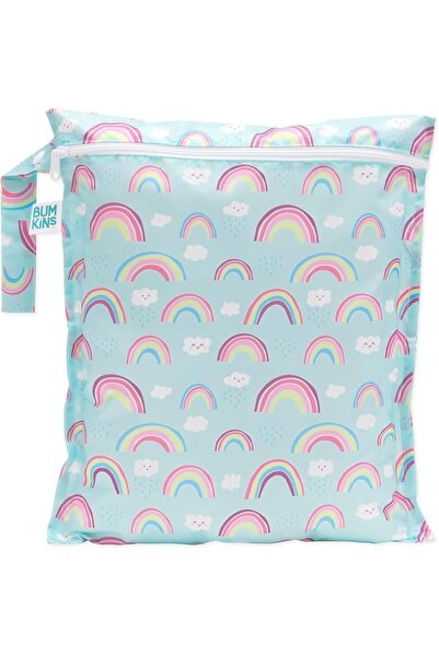 Bumkins Waterproof Wet Bag, Washable, Reusable for Travel, Beach, Pool, Strol...