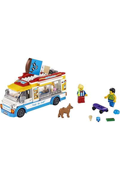 LEGO مجموعة بناء شاحنة الآيس كريم سيتي كول 60253