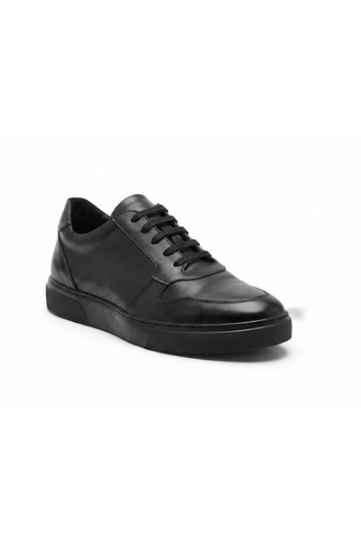 ERDOĞAN TULGAR Genuine Leather 45 46 47 Large Size Non-Slip Sole Black Casual Economical Men's Sneaker Shoes Te0134
