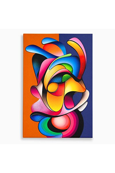Luxcanva Tablou Canvas Abstract Dinamic 40x60 cm pe Sasiu Lemn Abstract Moder...