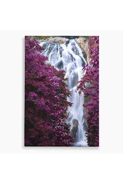 Luxcanva Tablou Canvas Cascada Magica 50x70 cm pe Sasiu Lemn Cascada Natura R...