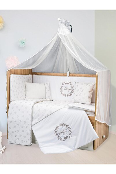 Aras Bebe Sleep Sleeping Set 70X130 cm - Gray