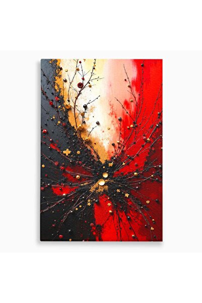 Luxcanva Tablou Canvas Explozie Abstracta 40x60 cm pe Sasiu Lemn Abstract Art...