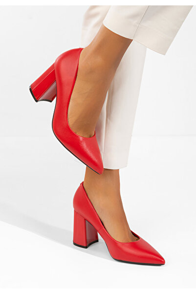 B T Shoes Pantofi dama piele Arianella rosii
