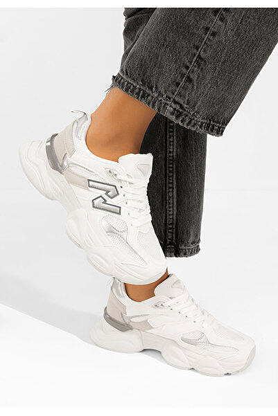 B T Shoes Γυναικεία λευκά αθλητικά παπούτσια Nailyn