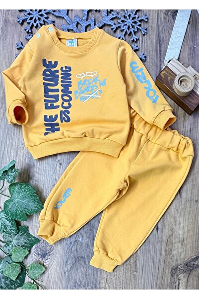 CemBebe Baby boy long sleeve jersey spring suit suitable for winter use