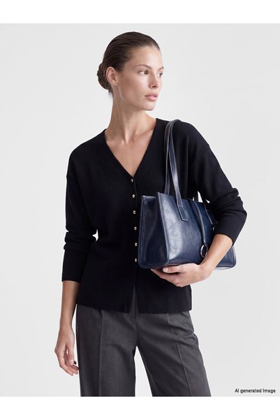LC Waikiki V Neck Women's Knitwear Cardigan