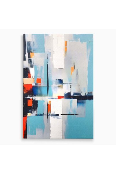 Luxcanva Tablou Canvas Abstract Geometric 40x60 cm pe Sasiu Lemn Abstract Geo...