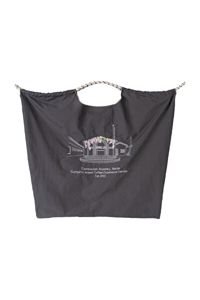 Espressolab Merter Roastery Embroidered Shopper Bag Anthracite