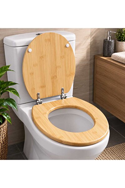 Generic Brand Capac WC din bambus