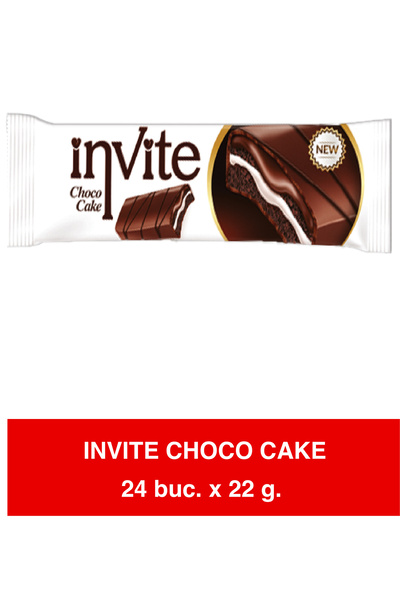 ŞİMŞEK Invite Choco Cake – Prăjitură de ciocolată tip sponge cu umplutură cre...
