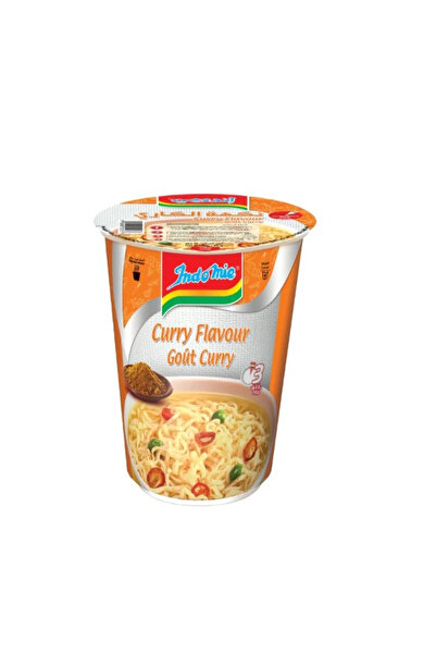 İndomie Instant Cup Noodles, Gout Curry Flavour with Seasoning Powder and Sau...