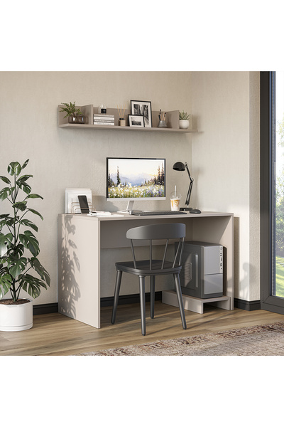 ROOMART Mode Raflı Çalışma Masası , Çalışma Ofis Masası , Bilgisayar Masası