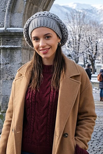 Ritagarcia Women's Knitwear Knitted Painter Beret French Model Winter Beret