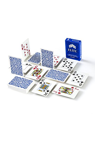 Copag Cărți de joc Poker, Elite - 100% Plastic, Albastru