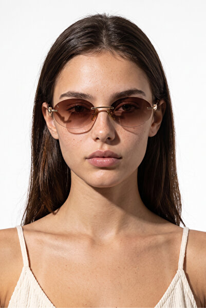 Bilge Karga Cutler Gold Brown Gradient Sunglasses