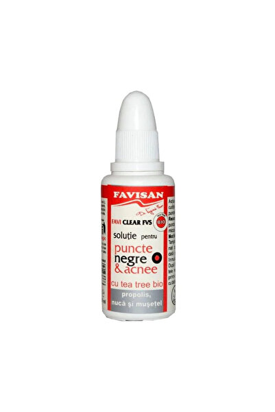 Favisan Solutie impotriva punctelor negre Activa, 30 ml,