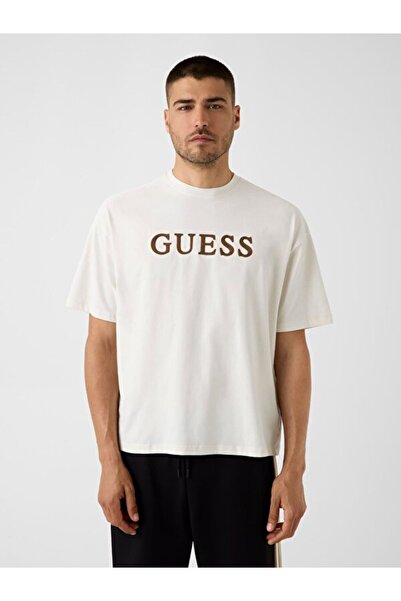 Guess Chris Erkek Aktif Oversize Fit T-Shirt
