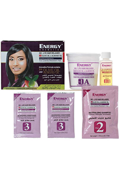 Energy Cosmetics No-Lye Hair Relaxer With Olive Oil & Almond Oil - Super, 343...