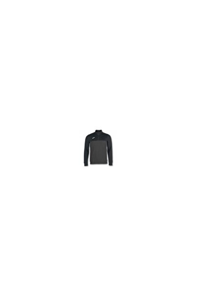 Joma Bluza trening Winner, JOMA, cu fermoar scurt, negru/gri, marime L