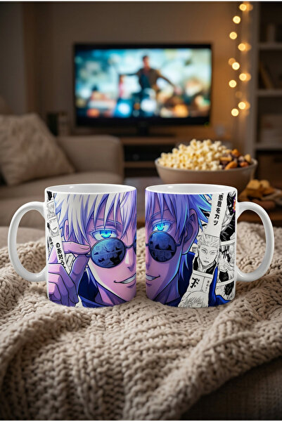 Jujutsu Kaisen Satoru Gojo Tasarımlı Anime Kupa Bardak