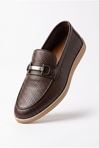 PAPATAY 8558 Genuine Leather Men's Classic Loafer Shoes Daily Stylish Comfort...