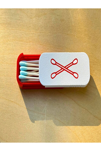 daısydecoratıon 2 Pieces of Cotton Swab Storage Box Suitable for Travel