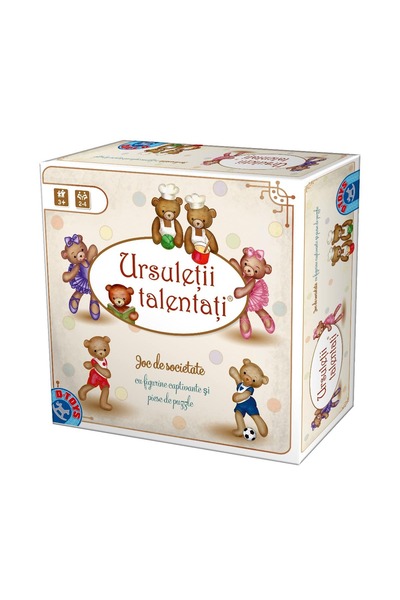 D-Toys Jocul Ursuleților Talentati – Joc de societate cu figurine adorabile ș...