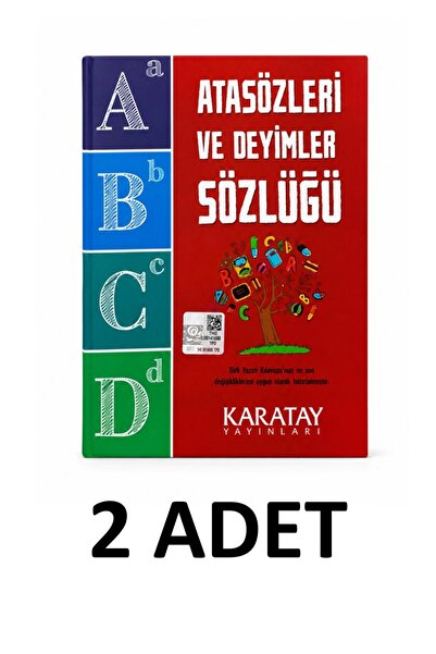 Karatay Yayınları 2 Adet İlkokul ve Ortaokul Öğrencileri İçin Atasözleri ve D...