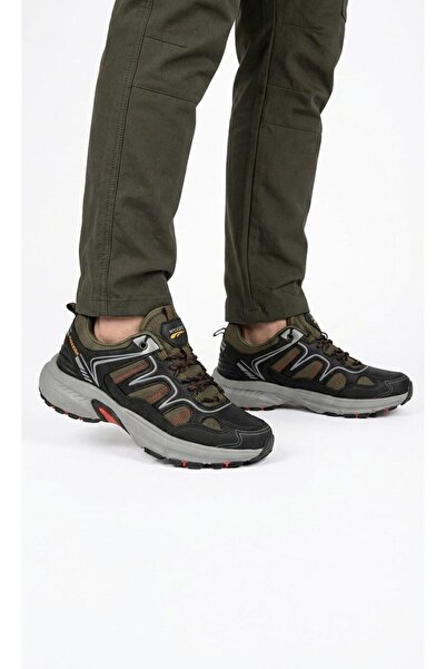 Wickers Men's Khaki Outdoor Sports Shoes Comfortable Sole Trekking Hiking and...