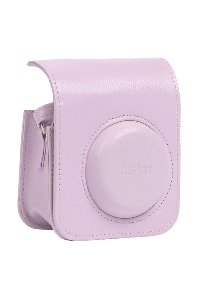 Fujifilm Instax Mini 13 Uyumlu Deri Çanta, Candy Pink