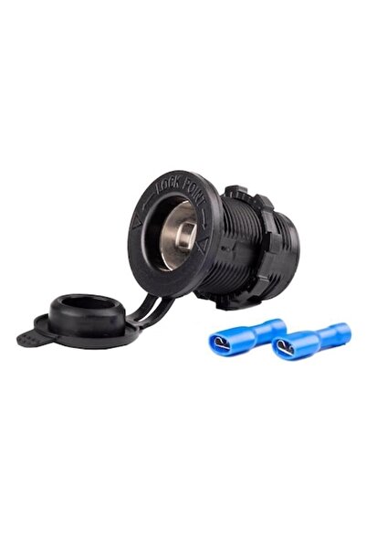 AMIO Priză brichetă auto 12/24V cu capac 02851