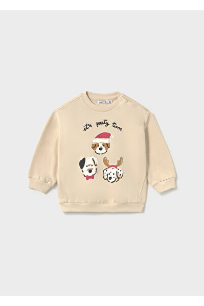MAYORAL Baby Boy Winter Sweatshirt Cream