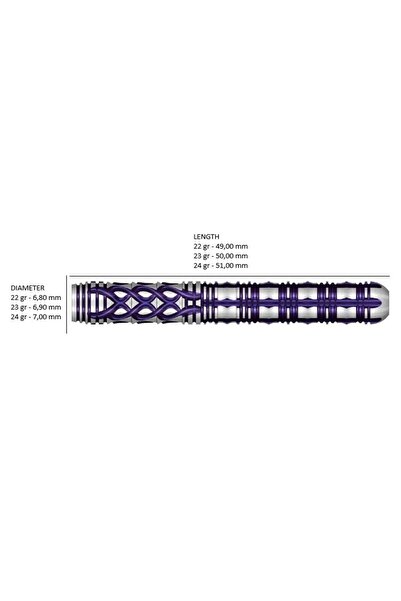 Shot Goths Visara Turbo Point % 90 Tungsten Çelik Uçlu Dart Oku