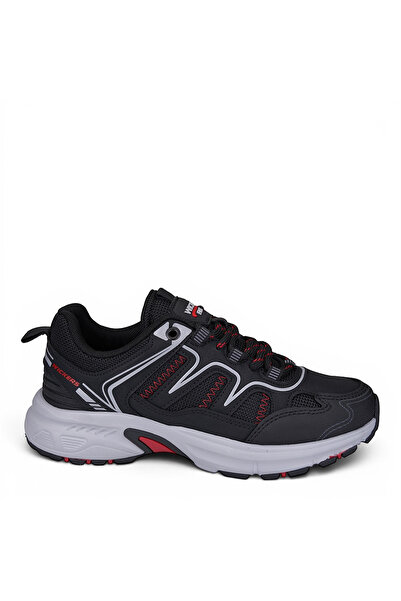 Wickers Men's Black Outdoor Sports Shoes Comfortable Sole Trekking Hiking and...