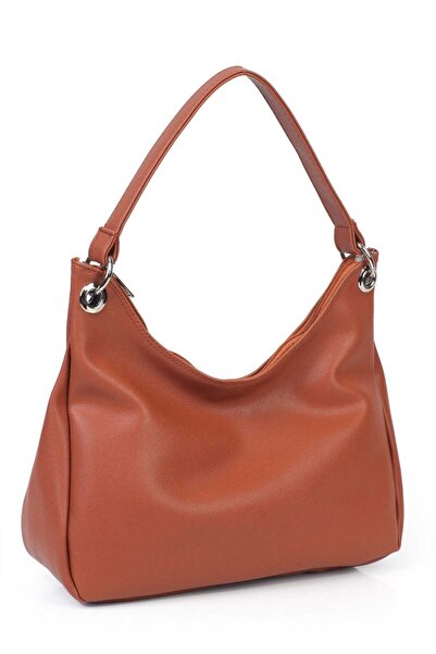 WİKİDAYS.S MODA TRENDİ Tan Women's Medium Size Faux Leather Shoulder Bag Yts417
