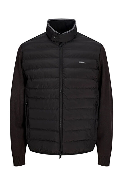 Jack & Jones Men's Jprblugarry Sleeves Knitted Stand Collar Jacket Coat 12303...