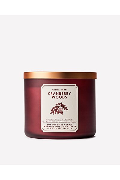 Bath & Body Works Cranberry Woods Büyük Mum