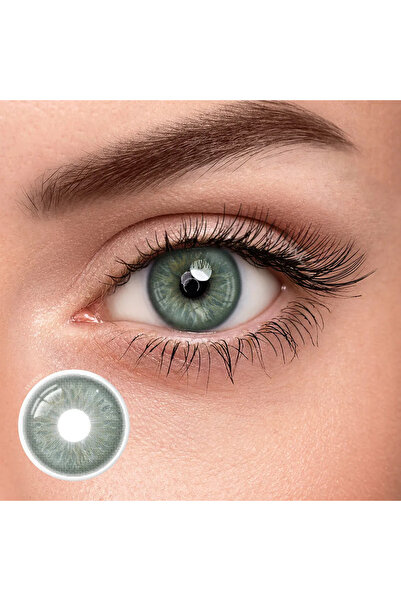 Fancy Look Cannes Green - Lentile de contact colorate verzi, pachet cu suport...
