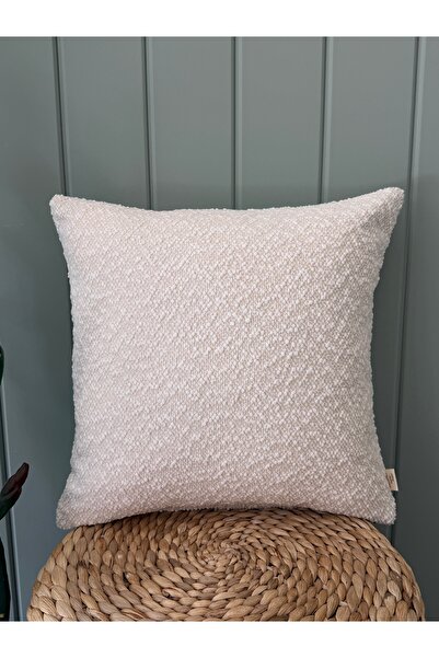 Decamor home Bohemian Ecru Throw Pillow Cover