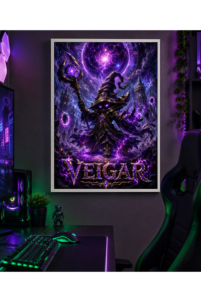 Miutic Print Studio Tablou Gaming League of Legends – Veigar, Vrăjitorul Cosm...