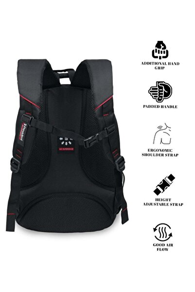 President Premium Backpack 18" (BPP9614) BLACK